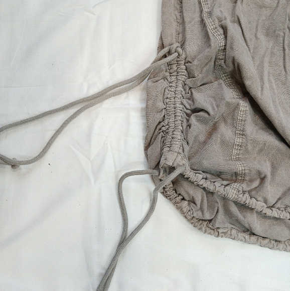 Free People Beige Drawstring Skirt - Picture 5 of 6